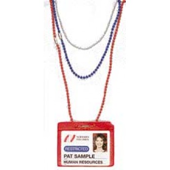 Solid Color 4mm Plastic Beaded Neck Chain-38in - 100 Pack